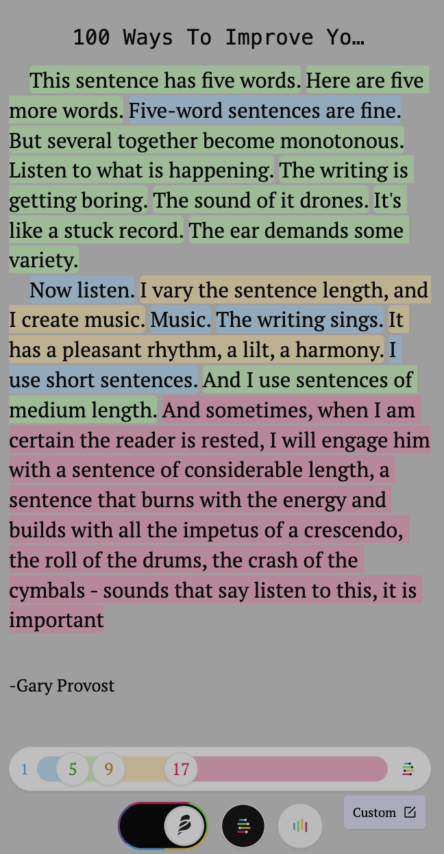 Gary Provost on Writing Rhythm